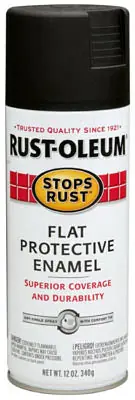 True Value 7776-830 12Oz Flat Black Spring Enamel