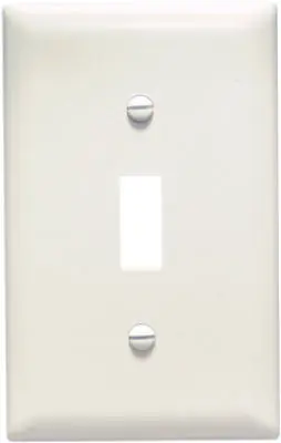 True Value TP1LACC100 Wall Plate Single Toggle Ivory Nylon