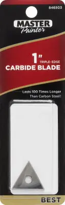 True Value CB10 Master Painter 1-In. Triple-Edge Carbide Replacement Blade