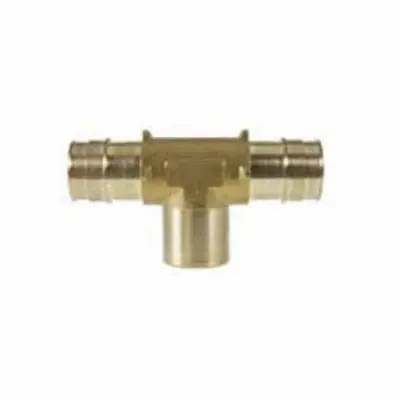 Uponor LF7707575 Adapter Tee, 3/4 x 3/4 x 1/2 in, ProPEX x ProPEX x FNPT
