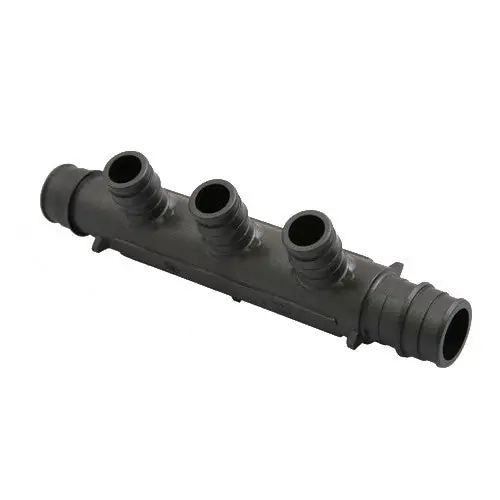 Uponor Wirsbo Q2237557 ProPEX 3 Outlet EP Flow-Through Multi-Port Tee, 3/4 inch Supply x 1/2 inch Outlets