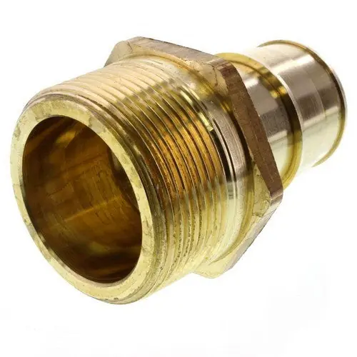 Uponor Wirsbo LF4521515 ProPEX 1-1/2 inch Brass Male Adapter, Lead Free, PEX Barb x MIP