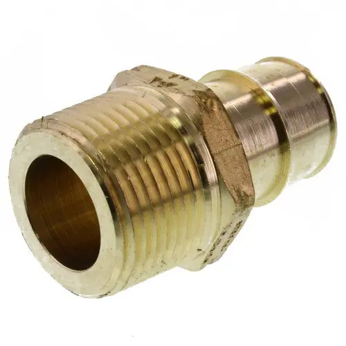Uponor Wirsbo LF4521010 ProPEX 1 Inch Brass Male Adapter, Lead Free, PEX Barb x MIP