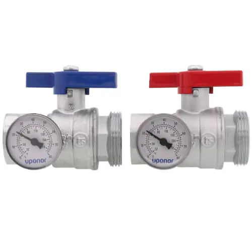 Uponor A2771251 Manifold Supply and Return Ball Valve 1 IN.