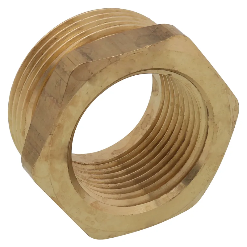 Uponor A2123210 Threaded Brass Manifold Bushing R32 Male x 1 Female NPT