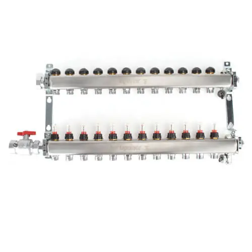 Uponor A2721202 Stainless Steel Manifold 12 Loop