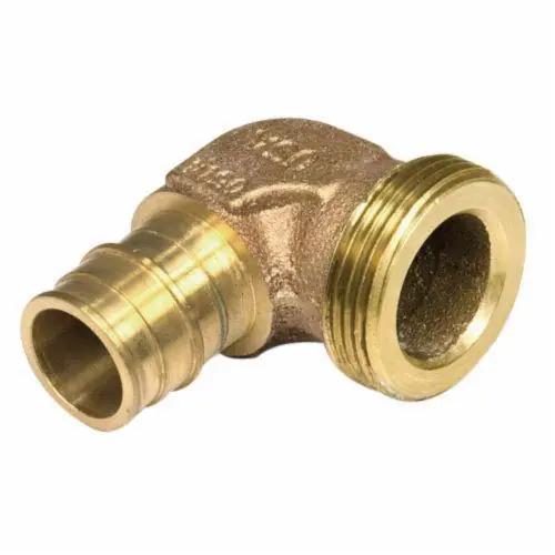 Uponor Q4153213 Adapter Elbow 1-1/4 Inch Brass R32 x ProPEX