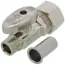 Uponor LF5425038 Stop Valve Compression Straight for 1/2 Inch PEX 1/2 x 3/8 Inch Lead Free Brass Compression x Compression