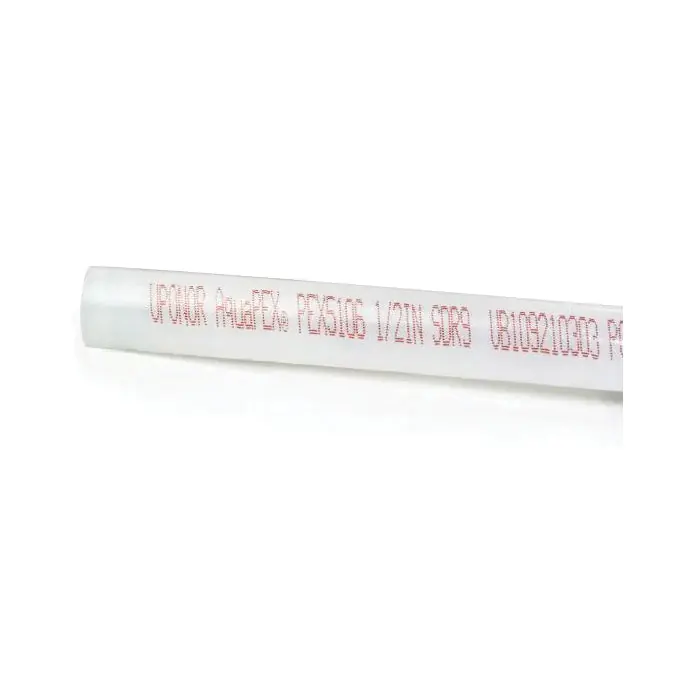 Uponor F4921000 AquaPEX White Red Print 20-ft Straight Length