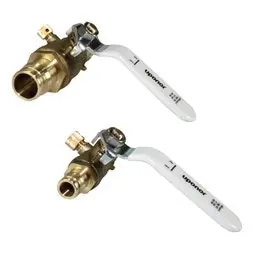 Uponor LFD4817575 3/4 ProPEX Brass Stop and Drain Ball Valve Lead Free