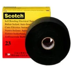 3M 7000138512 Rubber Splicing Tapes 23 30 ft x 2 in Black