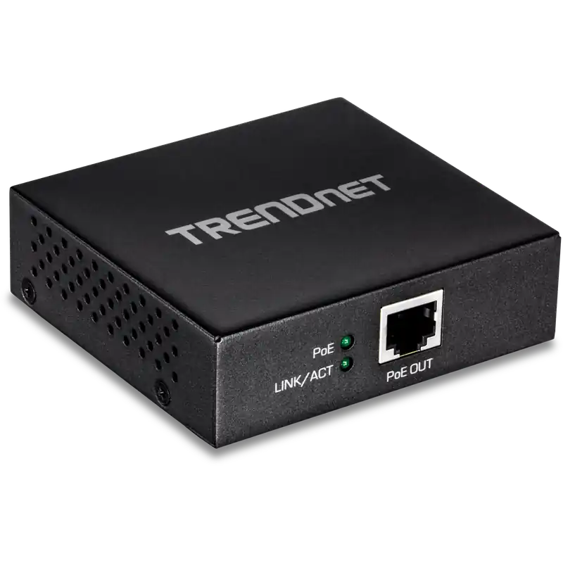 TRENDnet TPE-E100 Gigabit PoE+ Repeater, Extends 656' (Up to 200 m) - TPE-E100