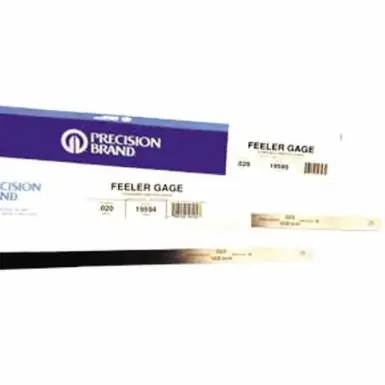 Precision Brand 19310 Flat Length Steel Feeler Gauges 0.007 in Length