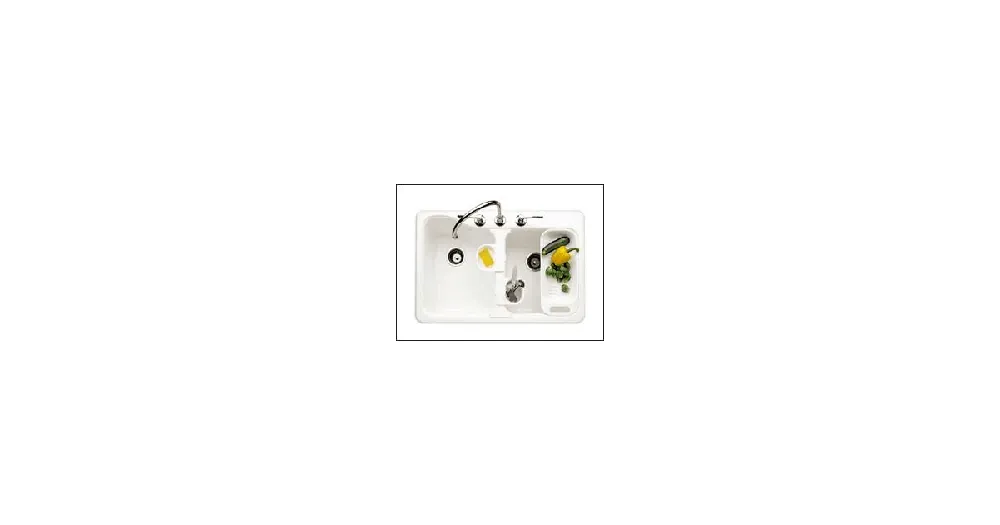 American Standard 8106.100.021 Bone Kitchen Sink Web Cover