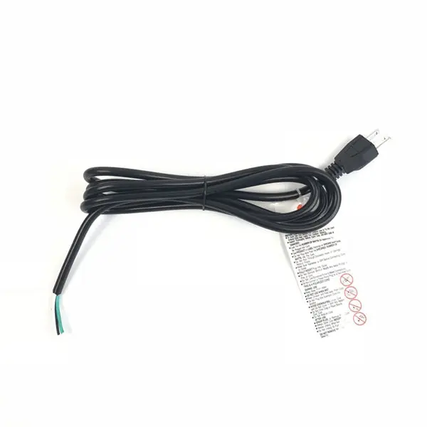 Dakota Sourcing 41001 6 Ft. 16/3 AWG Straight Plug Replacement Power Cord