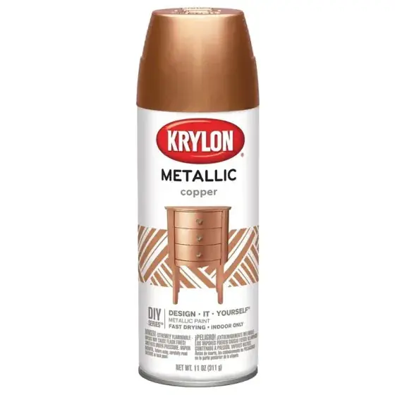 Krylon K02203007 Metallic Paint Copper Metallic - Pkg Qty 6