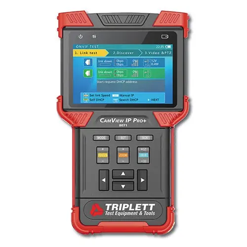 Triplett 8071 Camview IP Pro+ IP and Analog CCTV Tester Meter