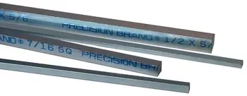 Precision Brand 54250 1/4 Square Keystock Plain Finish 12 Length