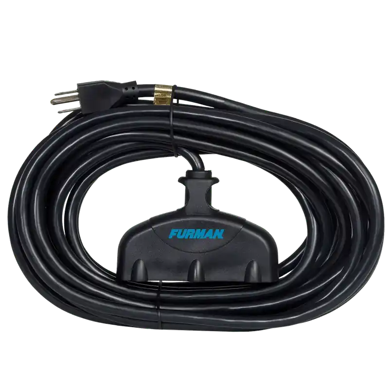 Furman ACX-25 25' Pro Plugs Power Extension Cord
