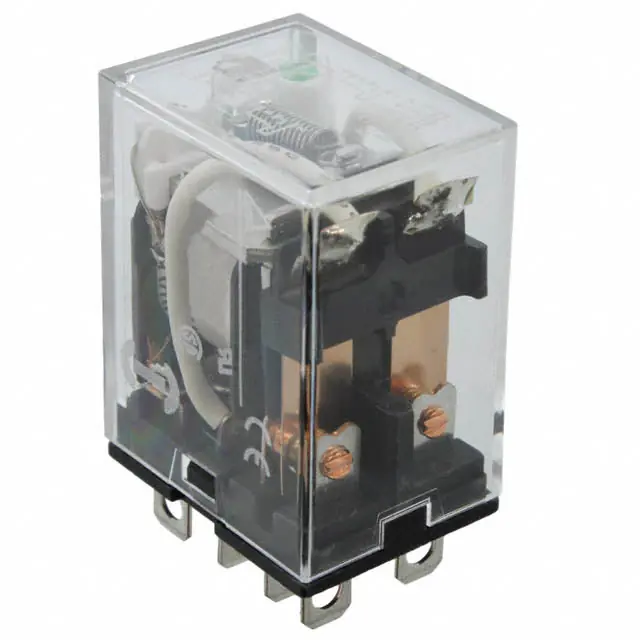 Omron LY2N-AC110/120 120V 10A DPDT Relay W/Indicatr