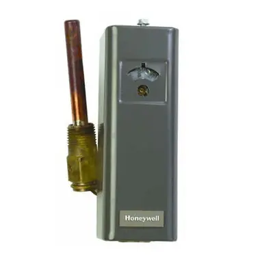 RESIDEO L4006E1000/U Controller Aquastat Manual Reset with 130-270 Degrees Operating Temperature 120-240 Voltage Alternating Current Horizontal/Vertical