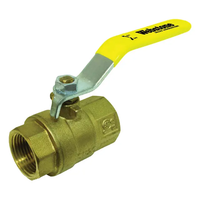 Webstone H-41705W 1-1/4 IPS Lead-Free Full Port Forged Brass Ball Valve, w/ Adjustable Packing Gland
