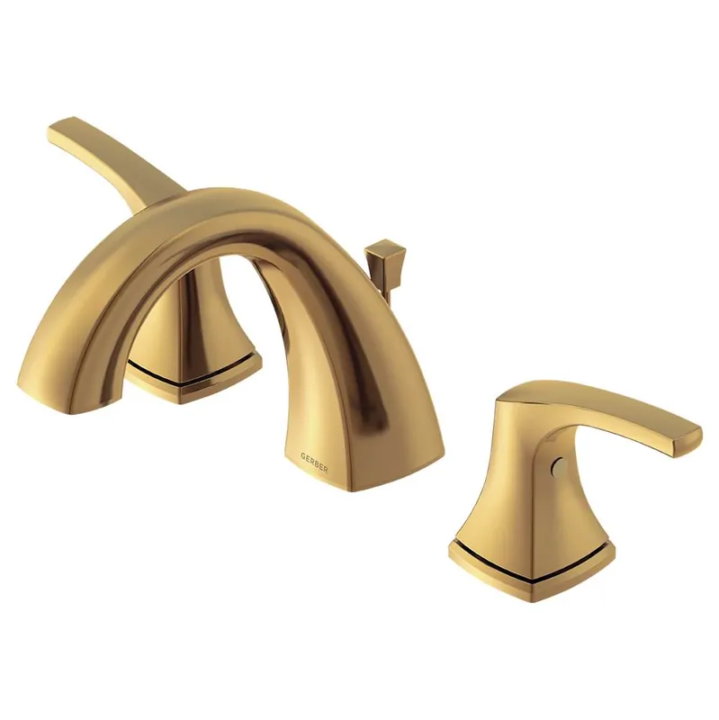 GERBER D304118BB Vaughn 2H Widespread Faucet w/ Metal Pop-Up Drain 1.2gpm