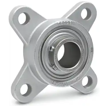 Dodge F4B-SCFS-107-SHFS Food Grade Flange-Mount Ball Bearing Unit - 1-7/16 in Bore