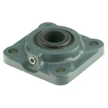 Dodge F4B-LT10-111 Four-Bolt Square Plain Sleeve Bearing Unit - 1-11/16 in Bore - 4-Bolt Flange Mount