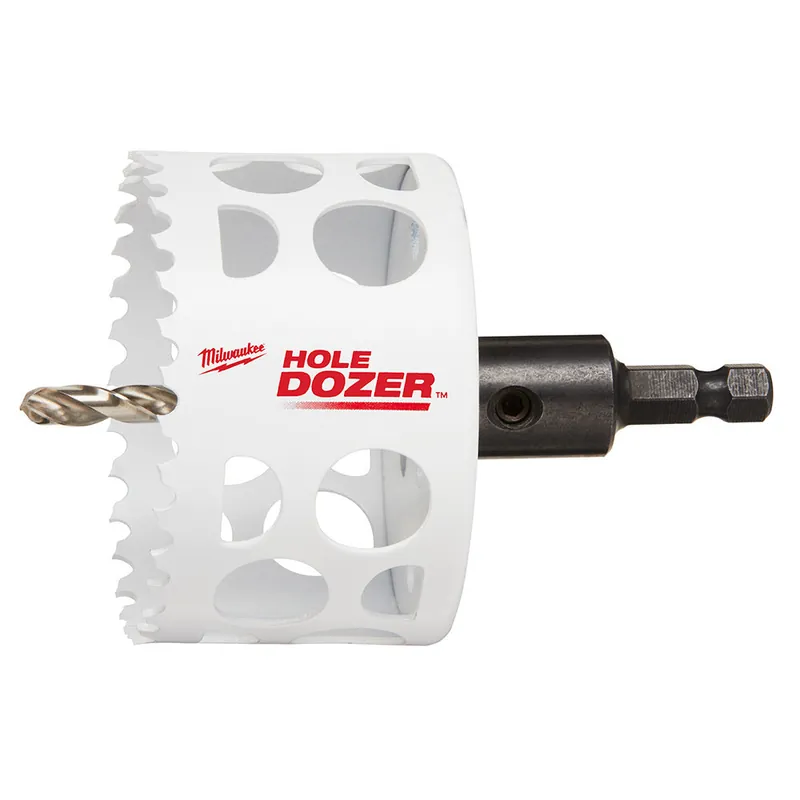 Milwaukee 49-56-9670 3 Hole Dozer Bi-Metal Hole Saw with Arbor