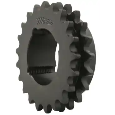 Martin D40BTB20H Bushing Bore Roller Chain Sprocket - Taper Locking - Double 40 / 1/2 in 1610