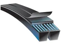 Gates 4/5V950 Super HC® PowerBand® V-Belt - 5V Section, 4 Band, 95.00 in Outside Length