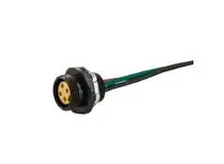 Remke 103Q0010M 3-Pole Straight Receptacle With 1 ft Pigtail Lead, 600 VDC, 13 A