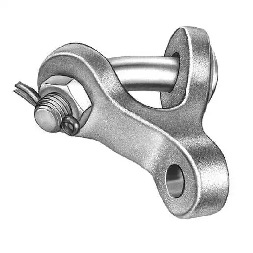 Hubbell Power Systems YCS05 Y-Clevis Eye; Rot; Bent Blt