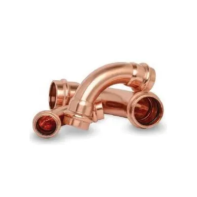Sporlan 871615 Copper 90 Degree Elbow, 1-3/8 Long Radius ZoomLock Max