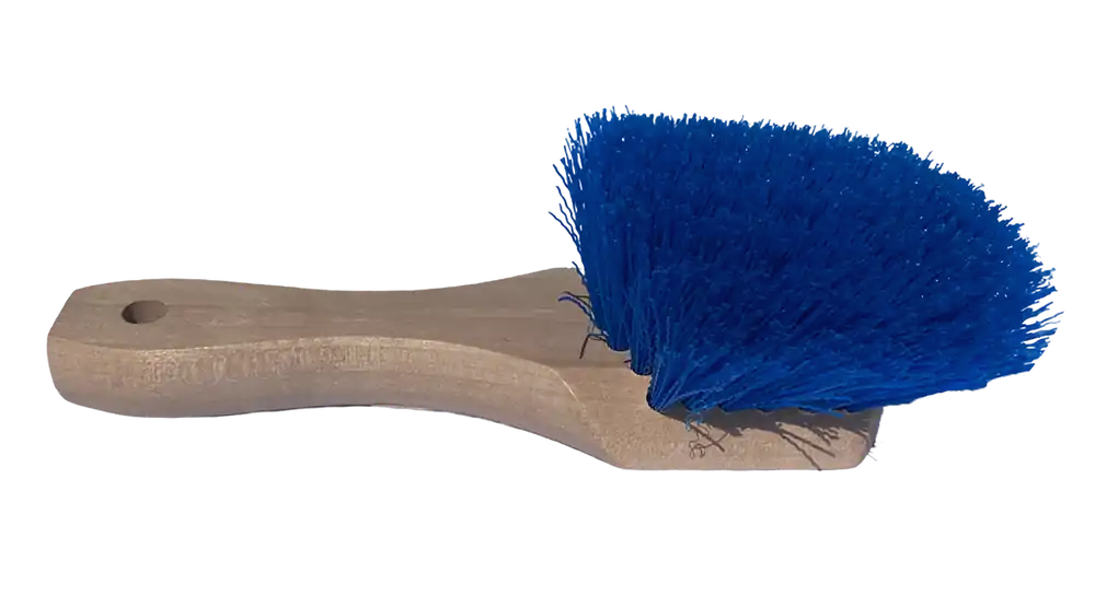 Magnolia Brush 68B Crimped Blue Plastic Scrub Brush