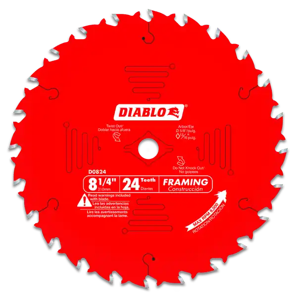Diablo D0824X 8-1/4 X 24 Framing