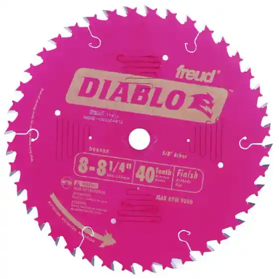 Diablo D0840X 8-1/4 X 5/8 X 40 Finish