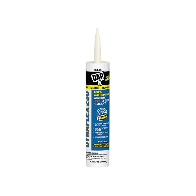 Dap 18304 Dynaflex 230 10.1 fluid oz. Cartridge Interior/Exterior Clear Acrylic-Latex Caulk