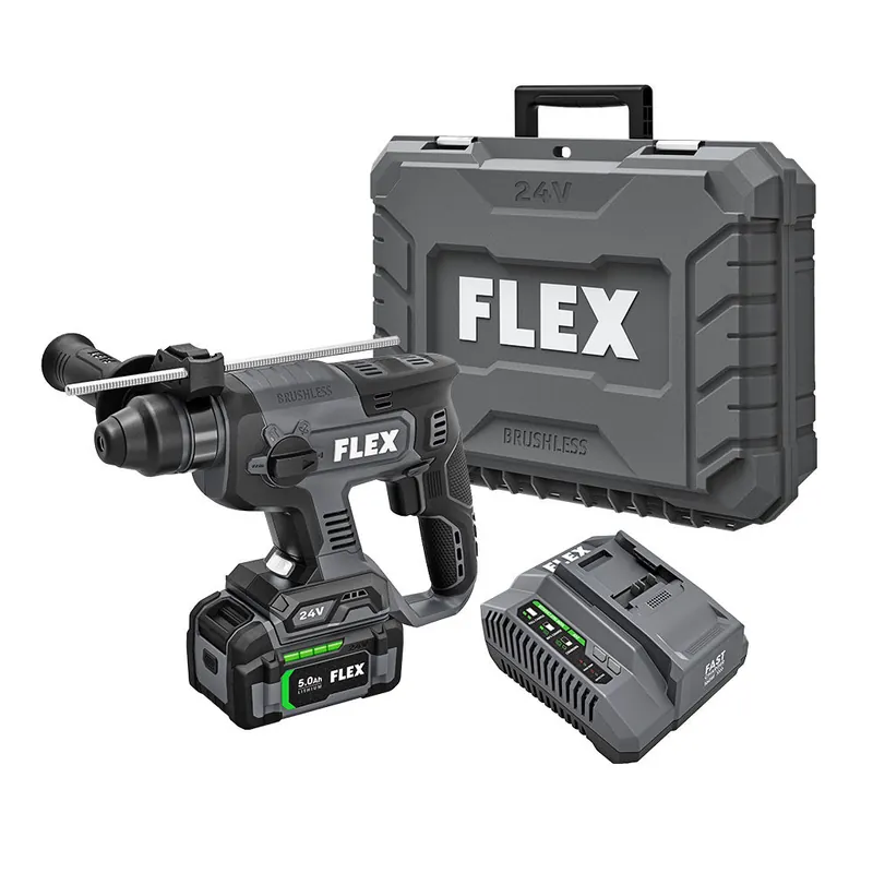 FLEX FX15311C 24V 7/8 SDS Plus Rotary Hammer Kit 106FX15311C