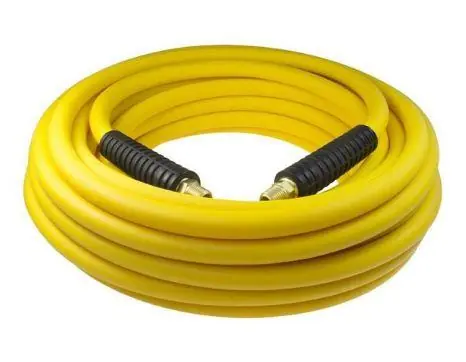 Coilhose Pneumatics YB60504Y Yellow Belly PVC Hybrid Hose, 3/8 ID x 50', 1/4 MPT