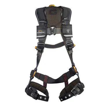 GUARDIAN 3740009 Lg B7-Comfort Harness, Qc Chest, Tongue Buckle Legs Pure Safety