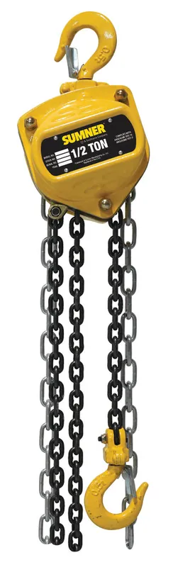 Sumner 787560 20' 1/2T Chain Hoist