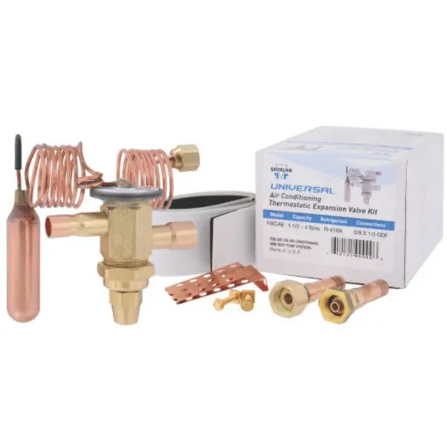 Sporlan 044438-04 Universal TEV Replacement Kit 1.5-3.0 Tons 3/8 ODF x 1/2 ODF R22 HXCAE-3-VX