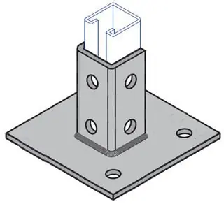 Haydon B-620-SQ-EG ZN POST BASE