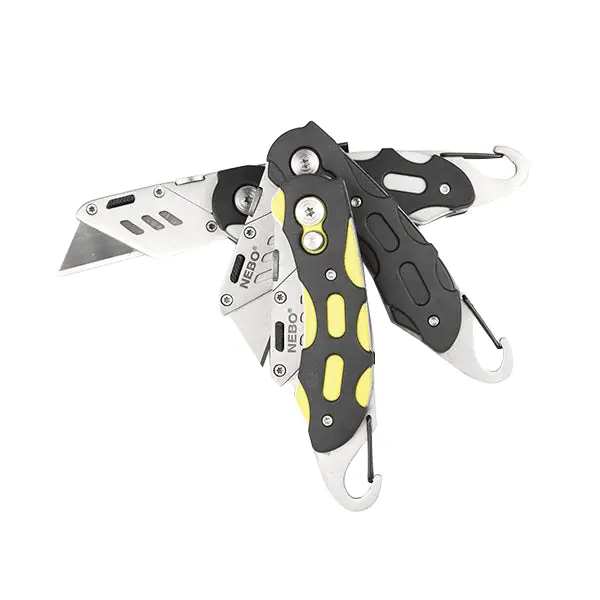 Nebo 5517 Folding Lock-Blade Utility Knife with Display