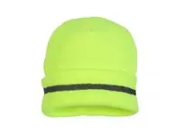 Pyramex RH110 Lime Knit Cap with Reflective Strip