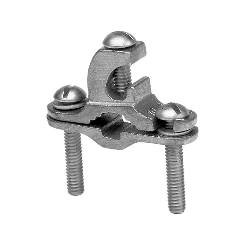 Burndy C11K16D Cast Bronze Ground Clamps Water Pipe-1/2 - 1 (13 -25) (Run) Rebar-#4 -#6 (Run )