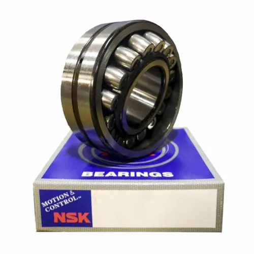 NSK 22224EAKE4 Spherical Roller Bearing - 120 mm ID, 215 mm OD, 58 mm Width, Tapered 1:12 Bore
