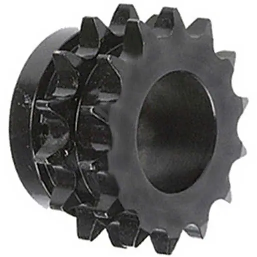 Martin D08B15 Stock Bore Sprocket - Metric - 08B / 1/2 in, B Hub, 15 Teeth, 12 mm Stock Bore